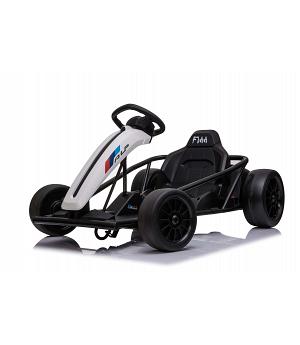 DriftKart 24V, batería 2x12V, 15Km / h, BLANCO, motores 350W LI-SX1968WT